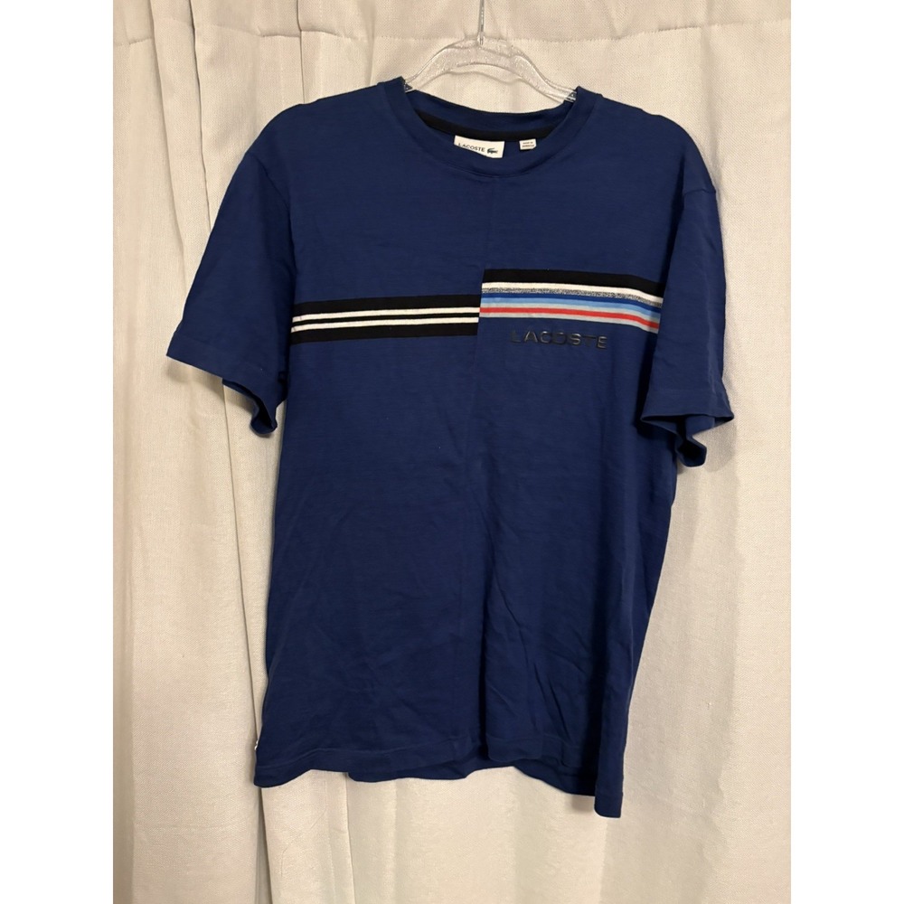 Vintage Lacoste Blue T-Shirt Retro